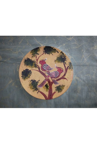 Wooden Wall Decor Plate - Multicolor Wooden Wall Decor Plate - Multicolor